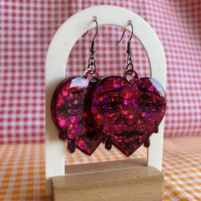 Pendientes Corazón Llorón 