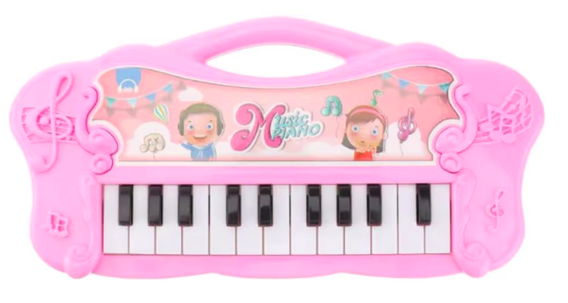 Prachtig speelgoed keyboard / elektronische piano roze