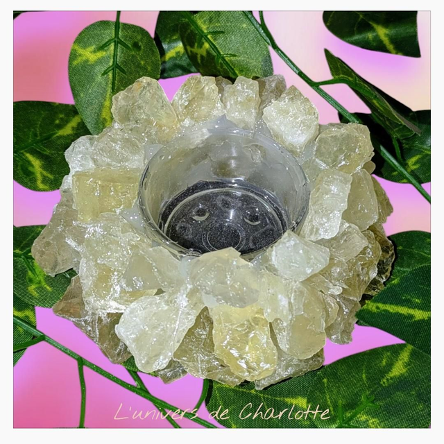 Bougeoir "Citrine"