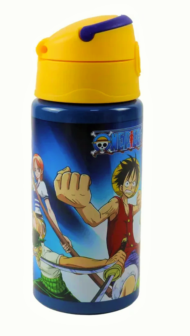 Bouteille en aluminium One Piece Crew avec crochet 500 ml