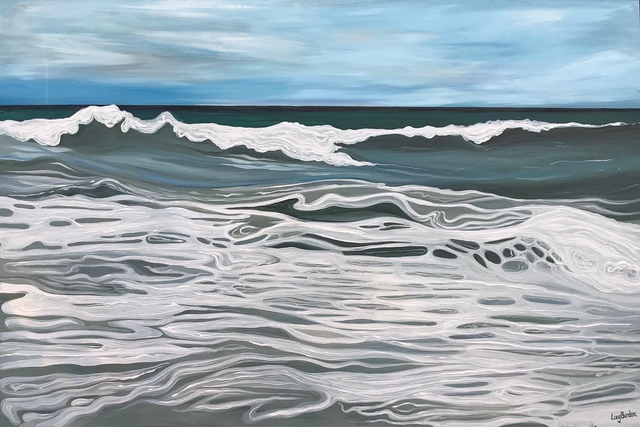 LB30 Tonnau by Lucy Burden, 150 x 100cm Acrylic on canvas