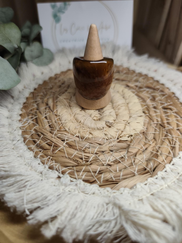 BAGUE AMBRE TAILLE 54 MARRON 0000923