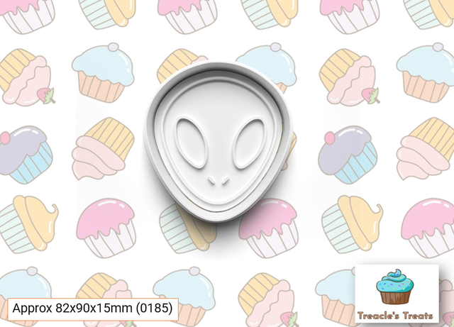 Alien theme Fondant/cookie stamps with cutters