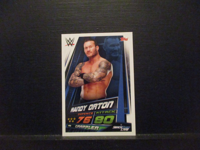 Randy Orton - Smackdown Live Slam Attax Universe Original Trading Card #93