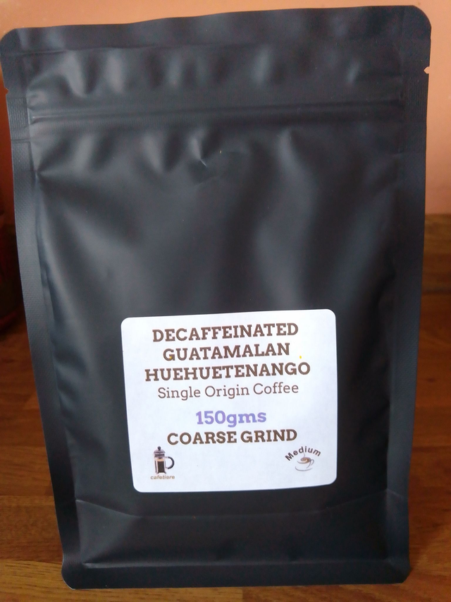 Guatemalan Huehuetenago Swiss Water Decaf