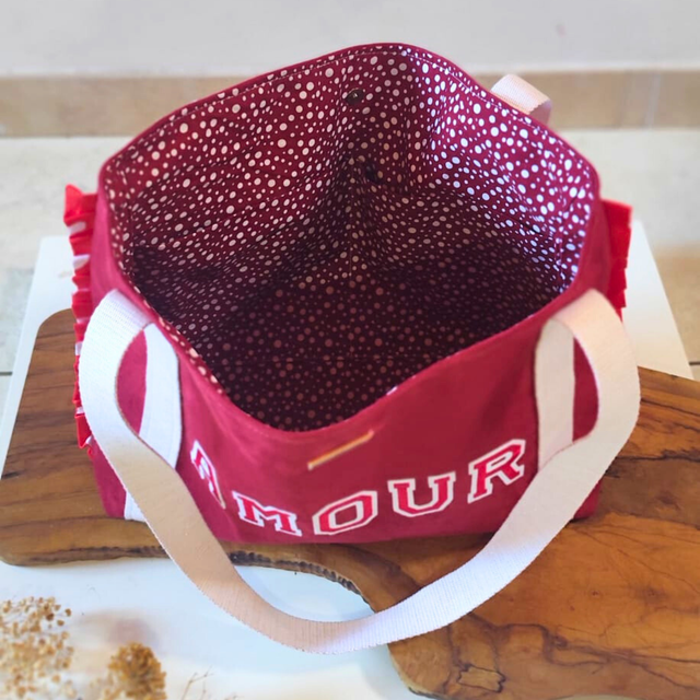 🌸Sac cabas Amour Rouge 🌸