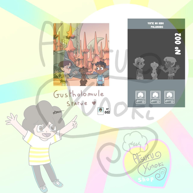 Gustholomule Statue / N°002 / Yume No Kibo Polaroids / (Design by Atsuru_Yunoki (me) )