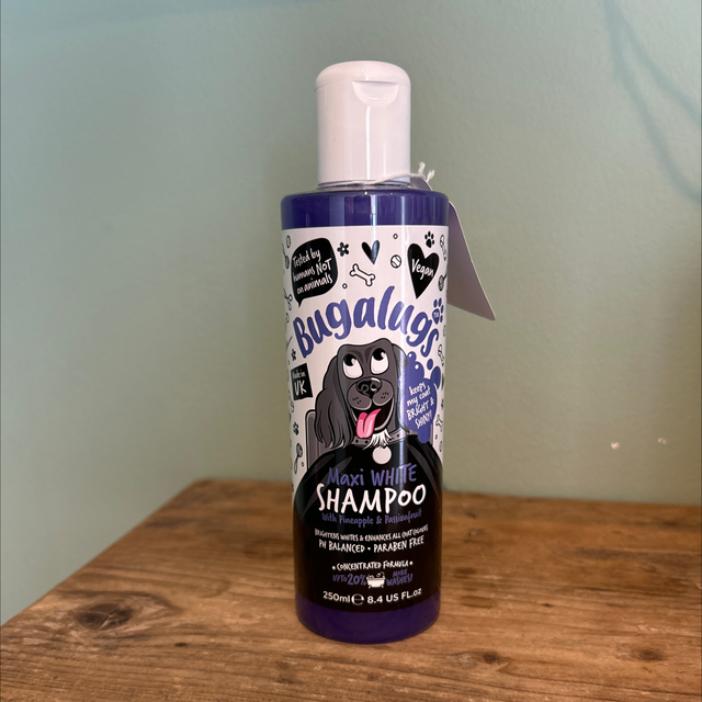 Bugalugs maxi white shampoo 