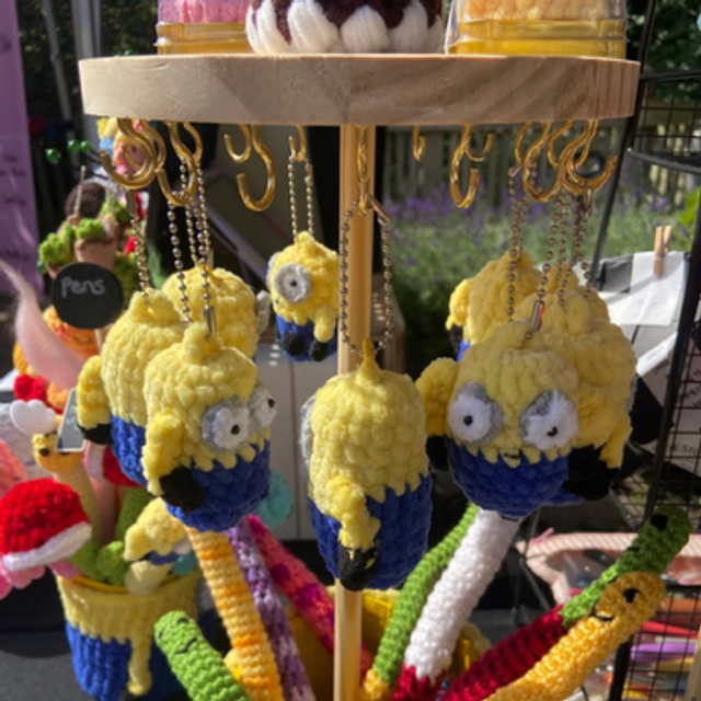 Minion Inspired Keychain 