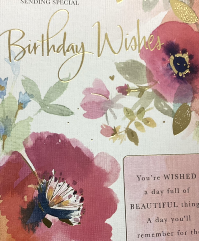 Birthday Open Beautiful things WW