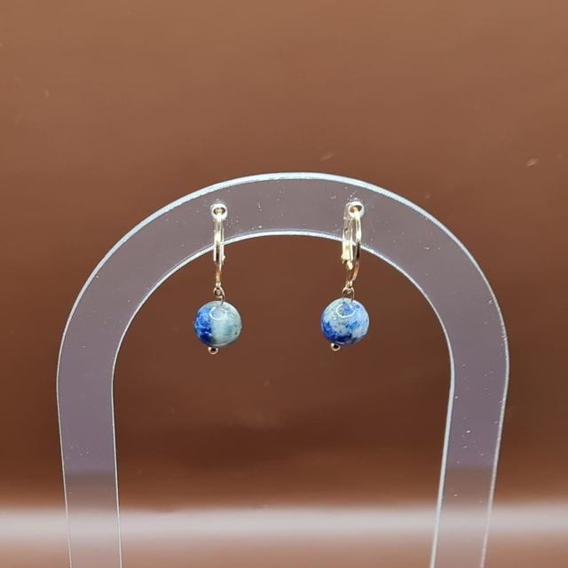 Boucles Lapis lazuli
