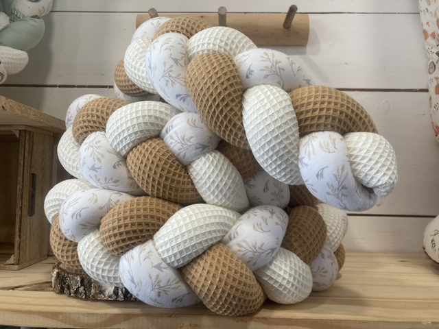 Tresse de lit camel nature 