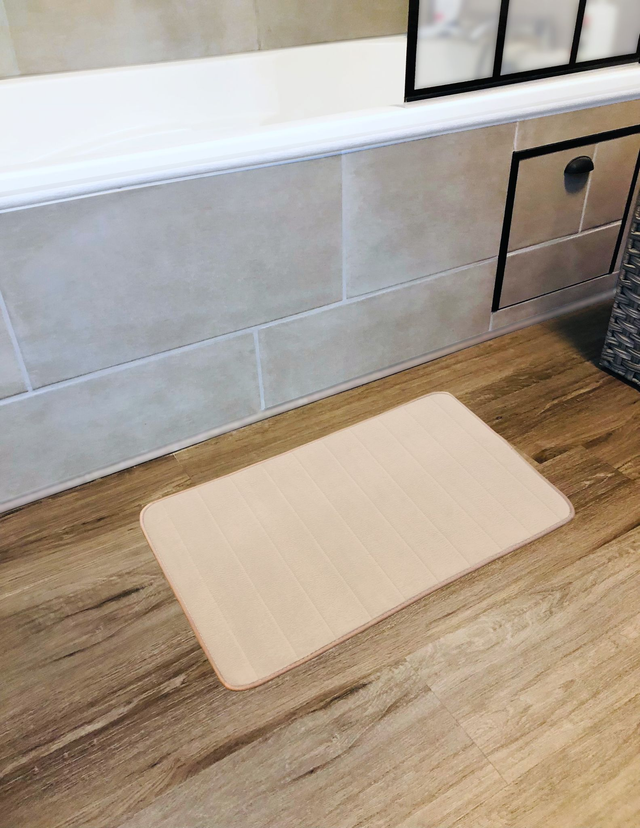 HODYSSEA Tapis de bain douche DOUCEUR 100% Polyester 80 x 50 cm Anti-dérapant
