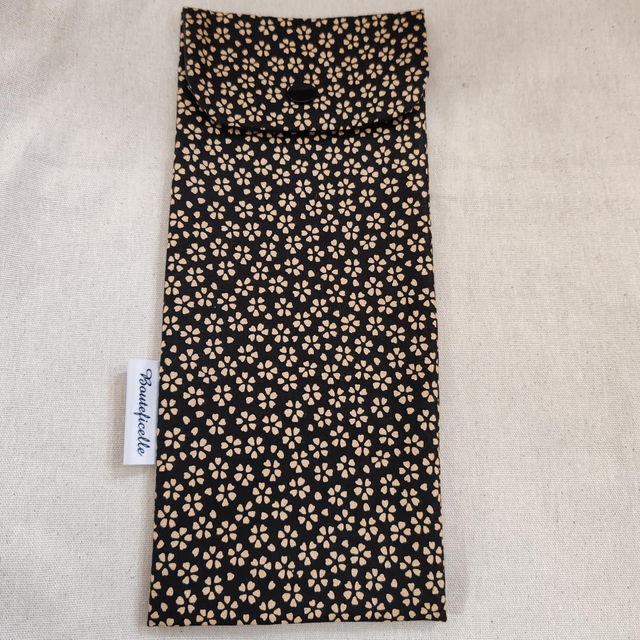 Pochette brosse à dent &quot;MYOSOTIS NOIR&quot;