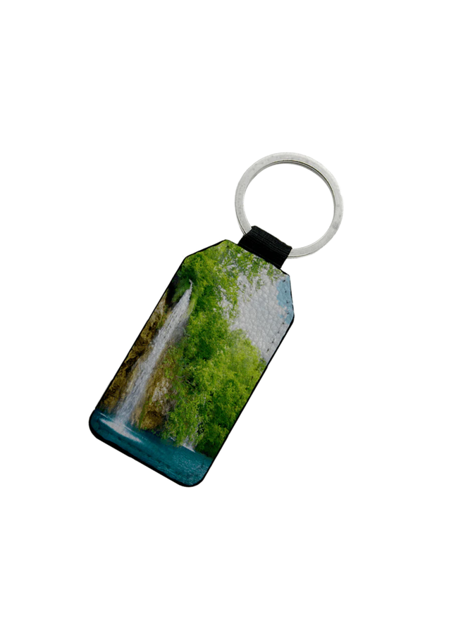 Big Rectangle - PU Leather Keyring