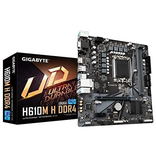 02.1.0018 – Scheda Madre Gigabyte H610M H DDR4 LGA1700 – Entry Level per Intel 12ª/13ª Gen