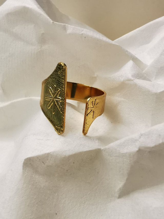 bague «stella» (bouts asymétriques)