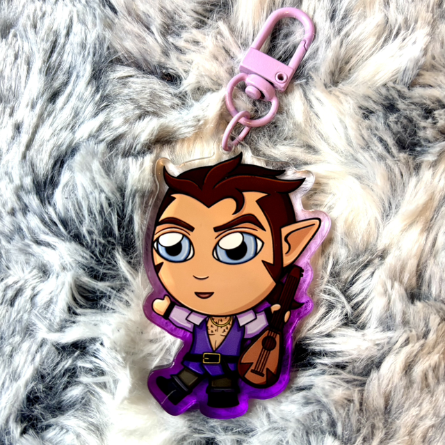 Scanlan (Vox Machina, Critical Role) Keychain