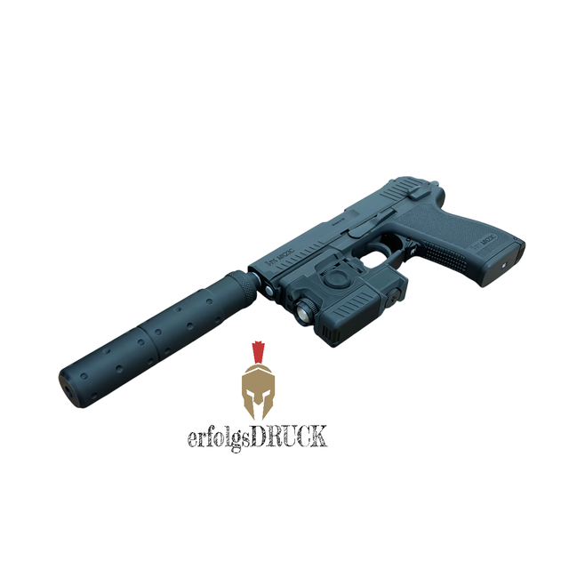 MGS - Socom Pistole - detailed Prop inkl. Bauanleitung | passend für Metal Gear Solid Snake Cosplay | 3D Druck | Replikat Replica | Spielzeug Fan-Art