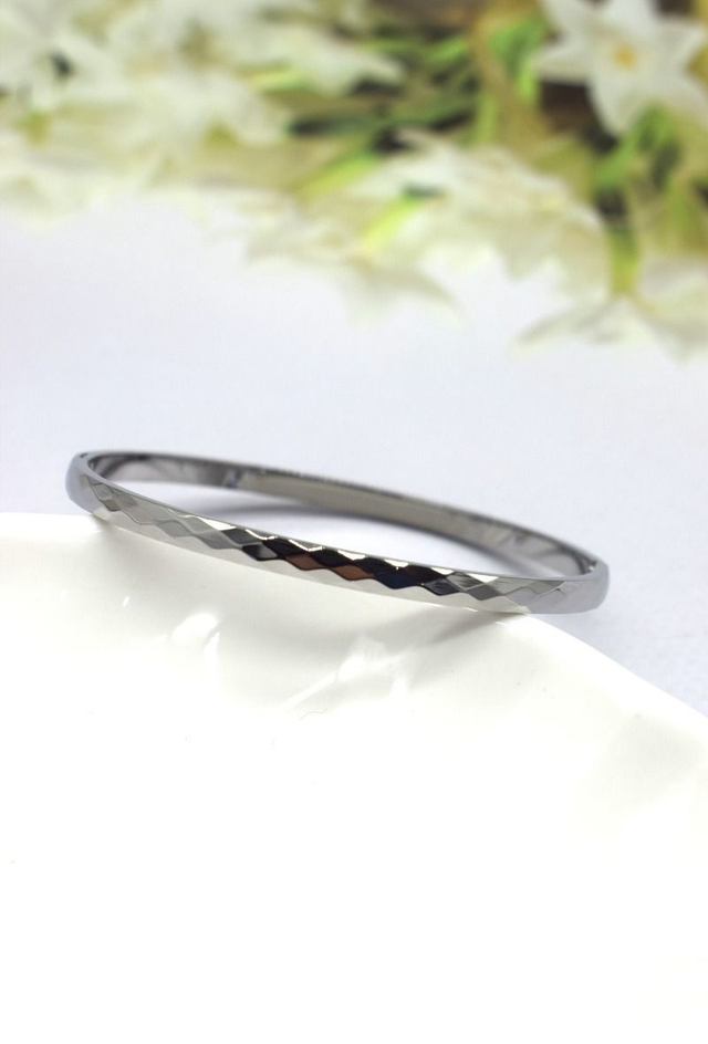 Bracelet zigzag argenté