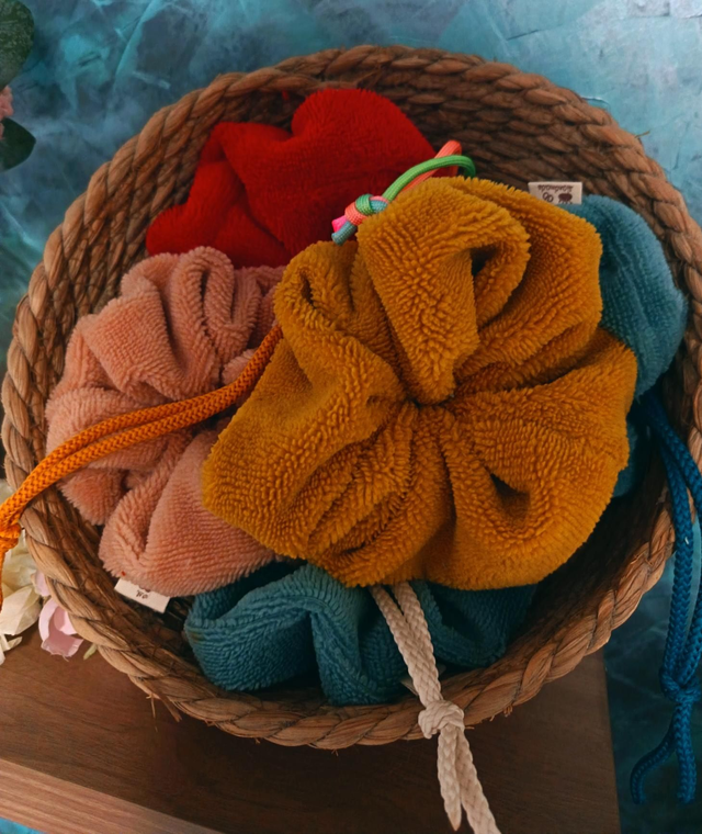 Fleur de bain divers coloris 