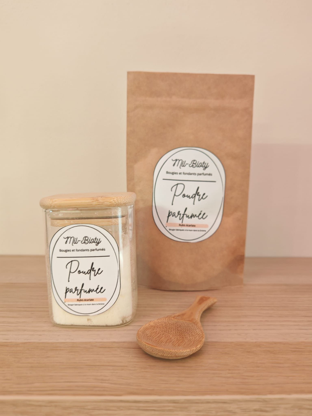 Poudre parfumée : Rubis écarlate