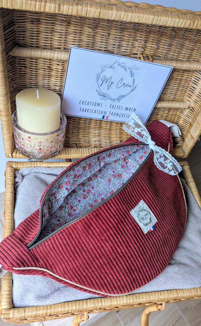 Sac banane en Velours 