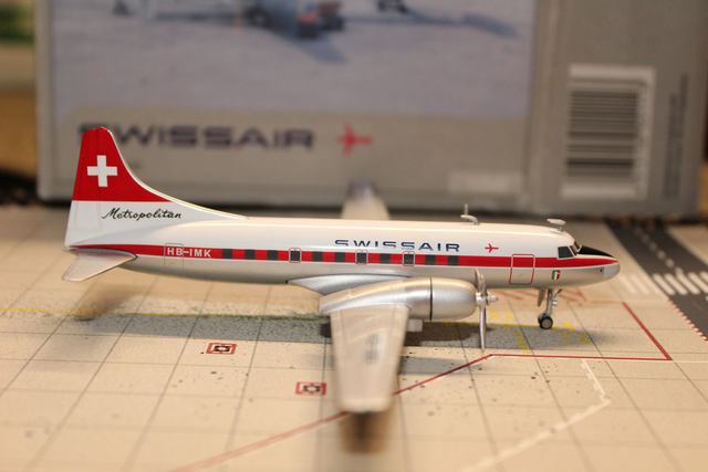 Swissair Convair CV-440 (HB-IMM), 1:400