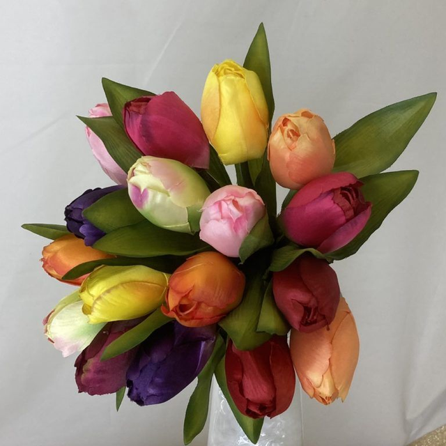 Artificial Tulip Bush (18 heads)