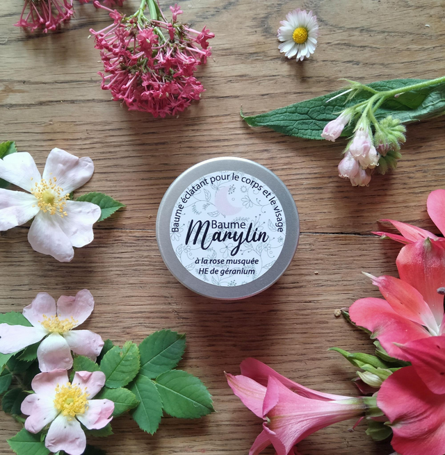 Baume Marylin -visage et corps -éclatant - pot 50ml