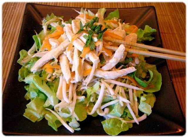 Salade chinoise de poulet 