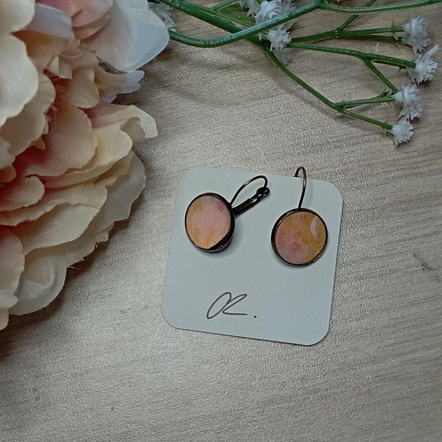 Pendantes Rose  bronze