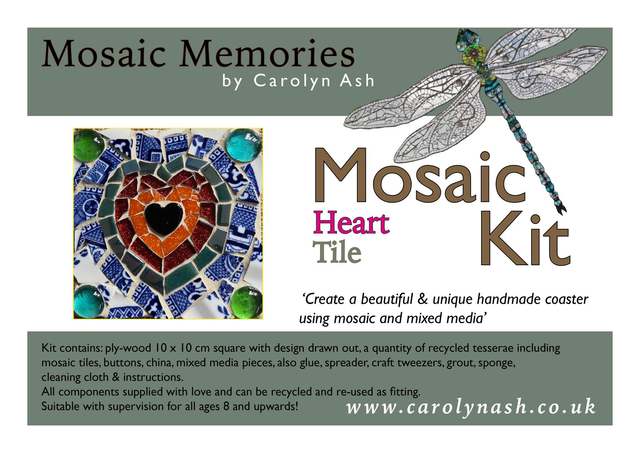 Heart Mosaic Tile Kit