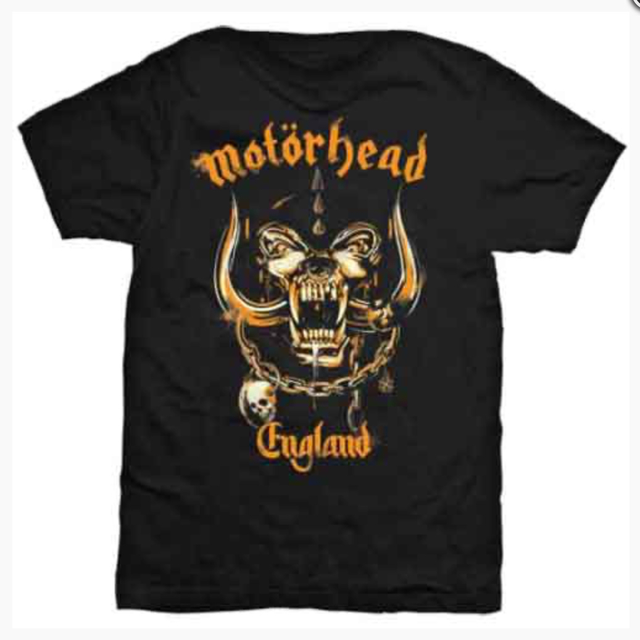 MOTORHEAD UNISEX T-SHIRT: MUSTARD PIG (BLACK)