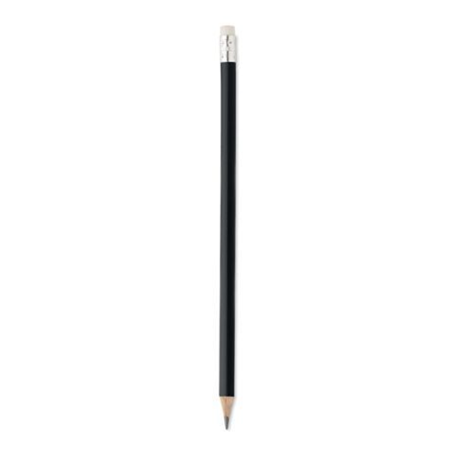 Natural pencil with eraser