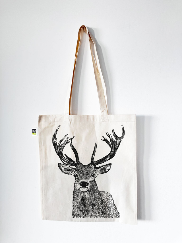 Hirsch-Tragetasche