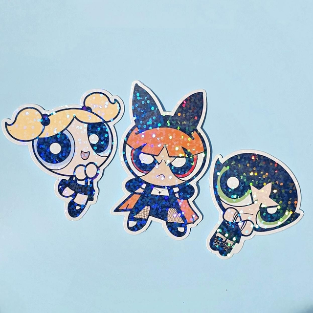 We are the wierdos powerpuff sticker set of 3