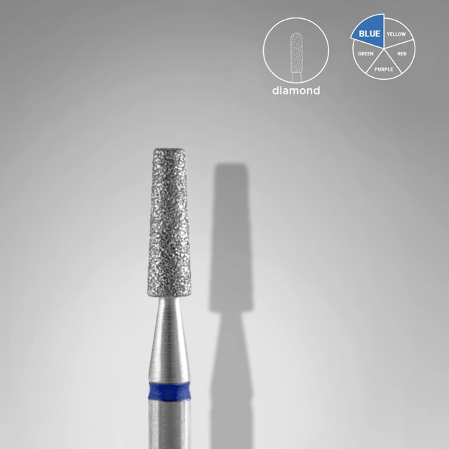 FORÊT À ONGLE DIAMANTÉ, « FRUSTUM » BLEU 2,5mm - STALEKS PRO