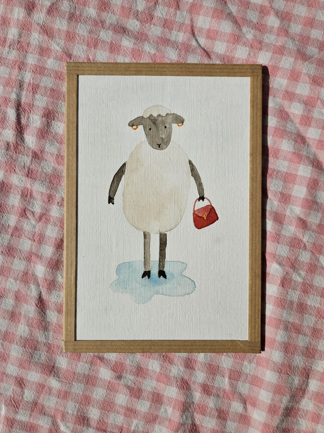 Dame Mouton - Original encadré