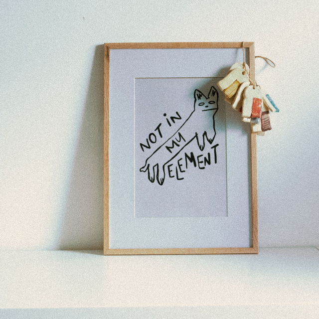 Affiche &quot;Not In My Element&quot;