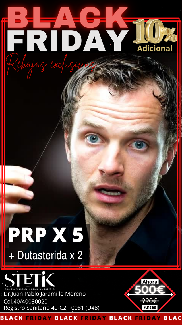 Promo PRP+Dutasterida Black