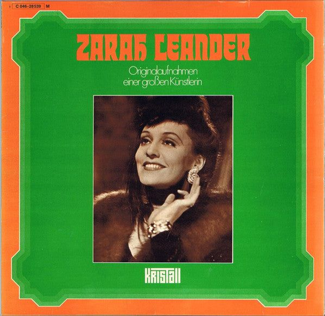 Zarah Leander - Originalaufnahmen Einer Großen Künstlerin (LP)