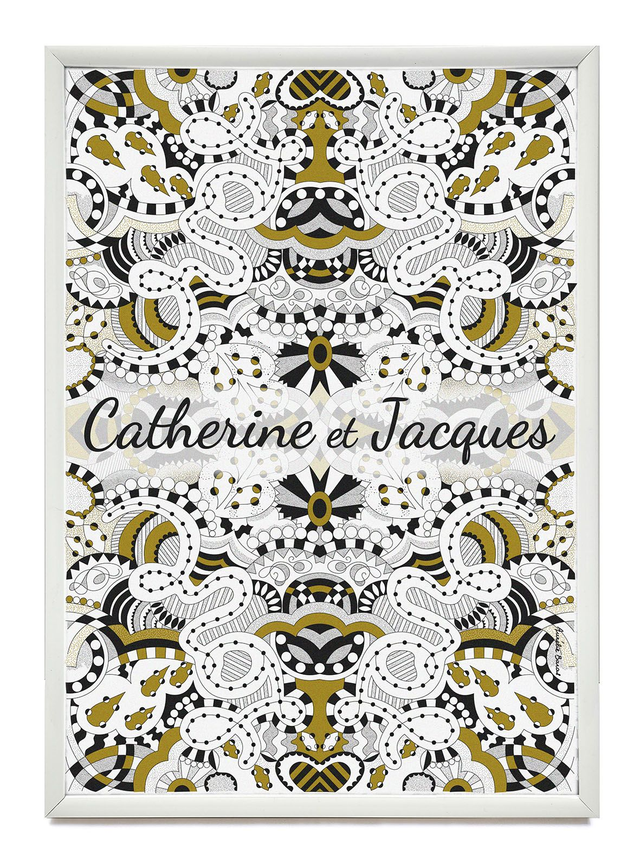 TABLEAU BOUQUET 21 X 29,7 cm (CA-03-P) personnalisable