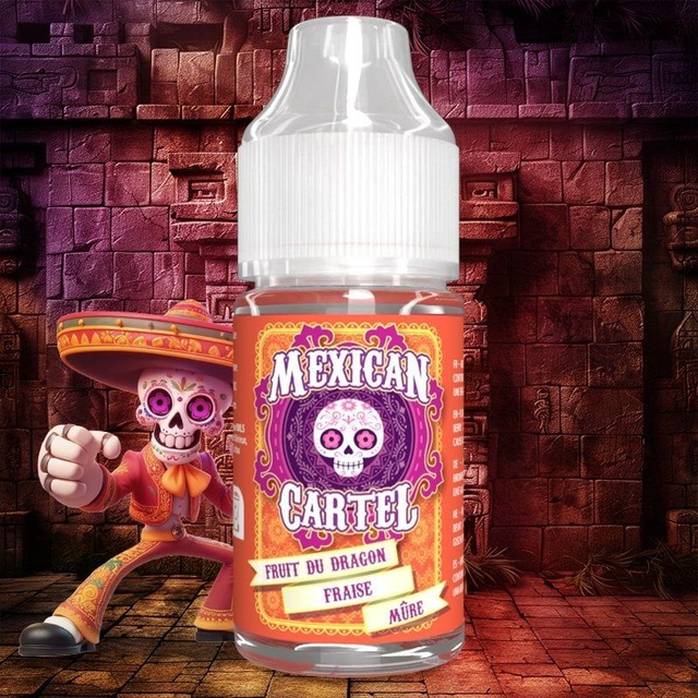Concentré Fruit du dragon Fraise Mûre Mexican Cartel 30 ml