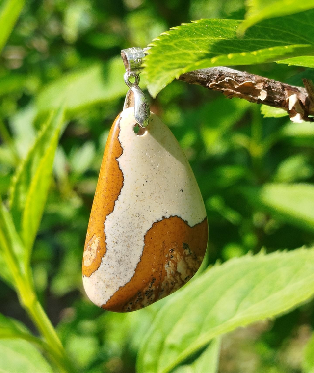 Pendentif Jaspe Paysage