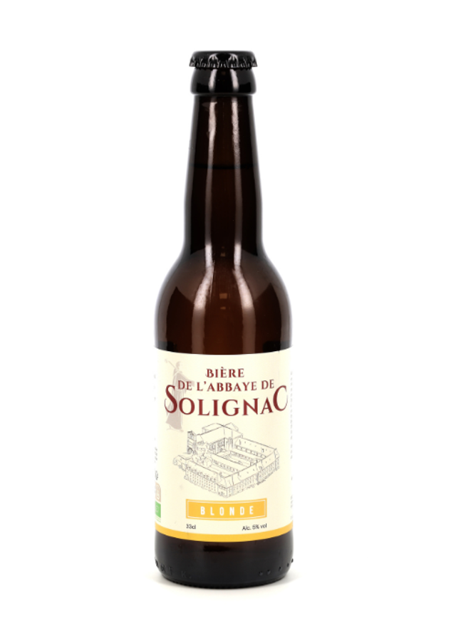 Bière BLONDE Saison – 33cl – Abbaye de Solignac