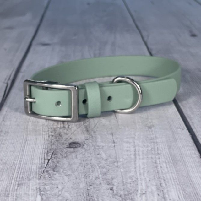 Sage Green Waterproof BioThane® Collar