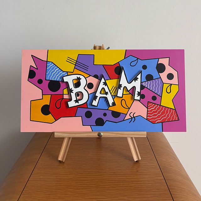 Plaque rectangulaire " BAM "