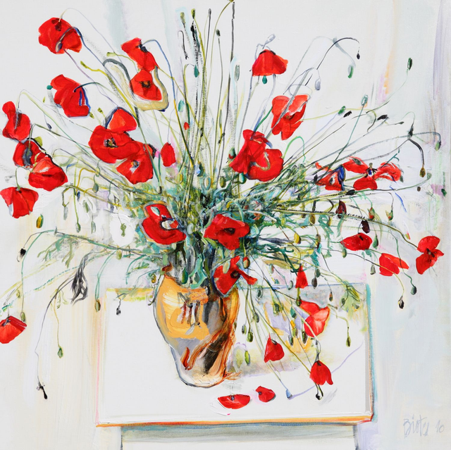 Coquelicots 80X80cm