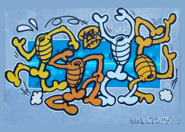 Carte postale SKELTONE - Pav'Art 2023